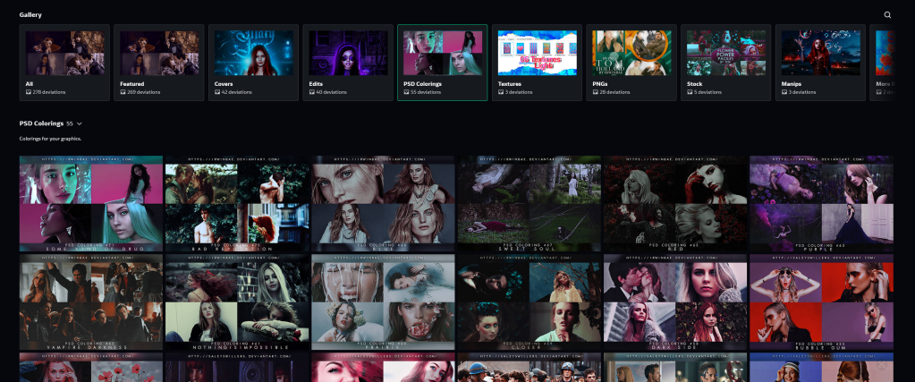 Kreative Magie mit PSD-Colorings: Die Kunst der Bildbearbeitung auf DeviantArt